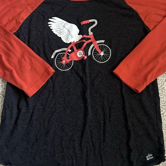 Whistle & Flute Flying Bicycle Baseball Tee | 9-10Y - Picture 2 of 6